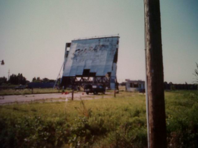 Starlite Drive-In Theatre - Screen From Joshua